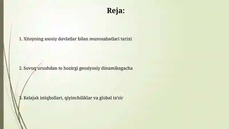 Xitoy-Rossiya, Xitoy -Gʻarbiy Yevropa, Xitoy-AQSH munosabatlarining rivojlanish tarixi 2
