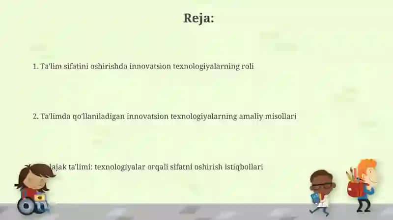 Innovatsion texnologiyalar ta’lim sifatini oshirish manbai sifatida 2