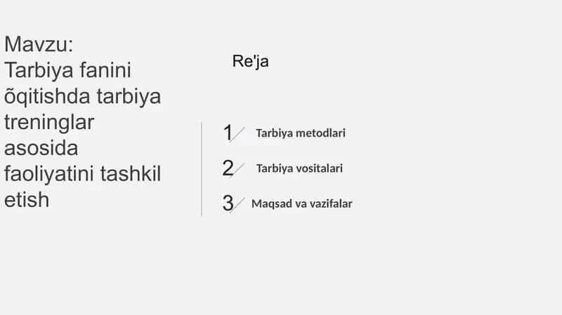 Tarbiya Metodlari va Vositalari 2
