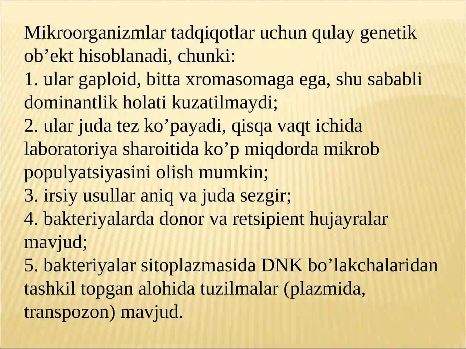 Mikroorganizmlarirsiyati.Mikroorganizmdagioʼzgaruvchanlikvaulardantibbiyotdafoydalanish.Vaktsinalarvazardoblar 2