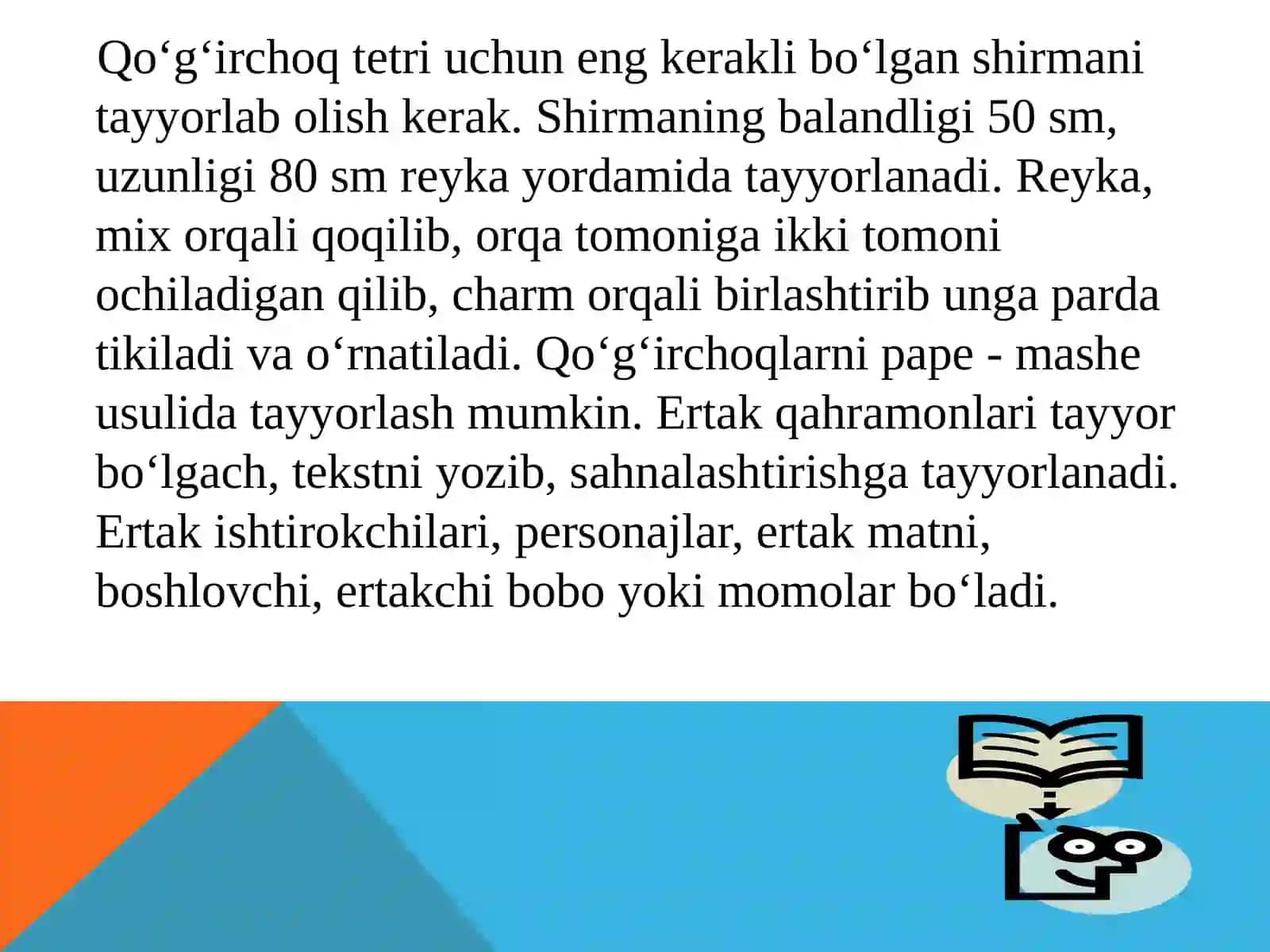 Maktabgacha ta’lim tashkilotida sahnalashtirish faoliyatini tashkil qilish 2