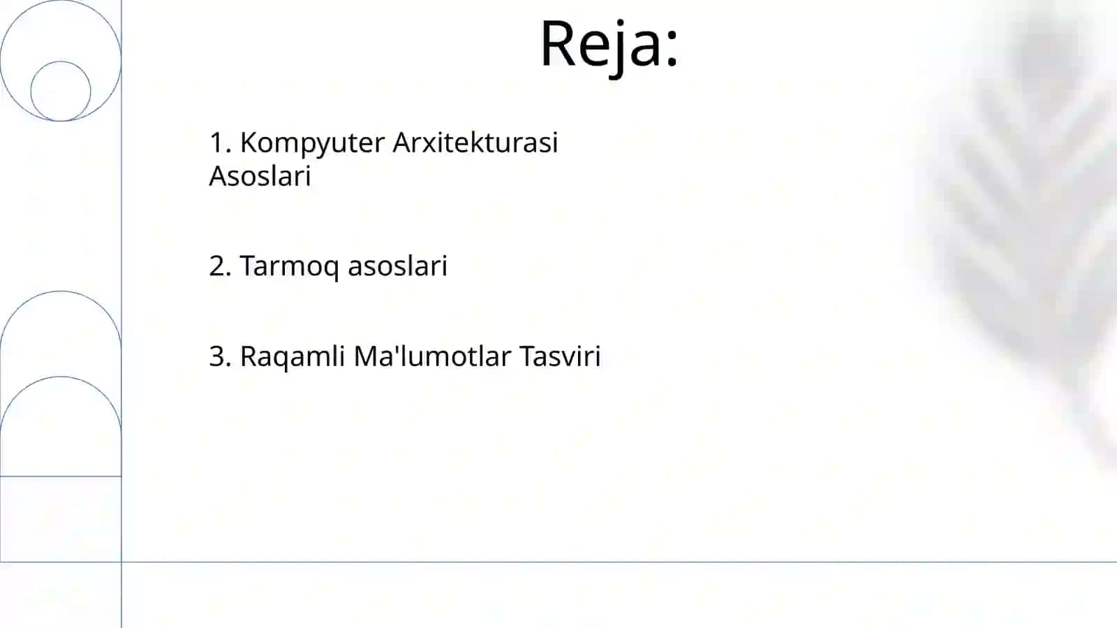 Raqamli va AT fanining asosiy tushunchalari 2