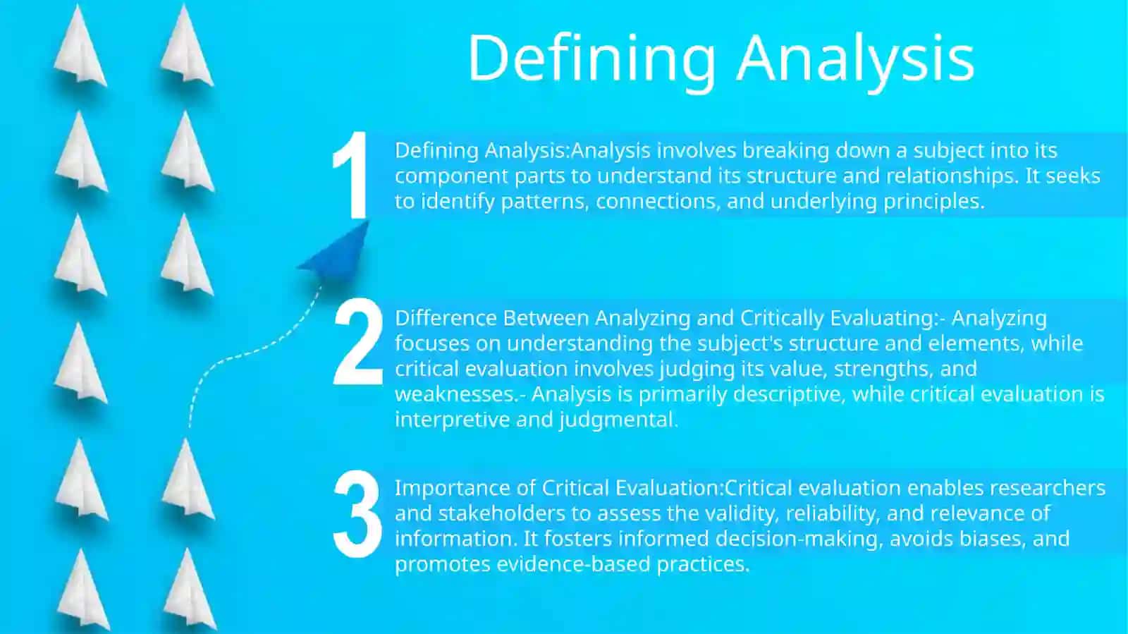 Difference Between Analyzing And Critically Evaluating 2