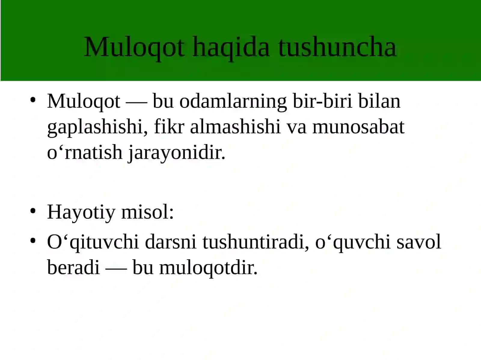 Muloqot 2
