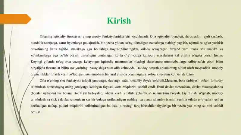 Oila funksiyasi, kelib chiqishi va asosiy xususiyatlari 2