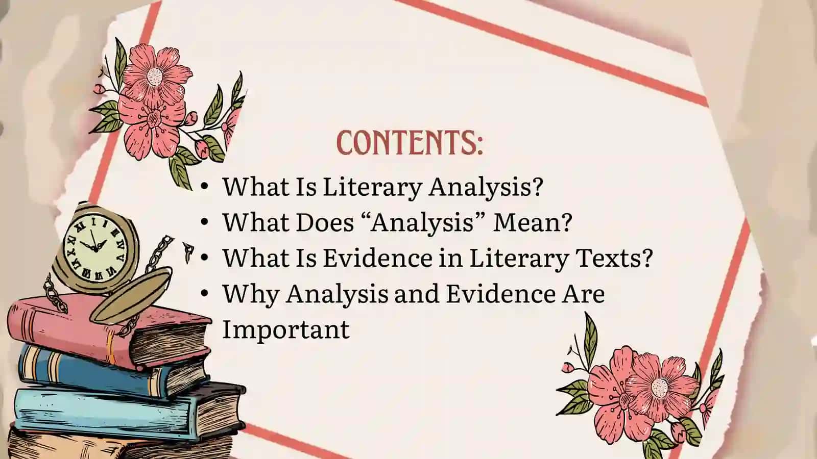 Analysis and evidence 2