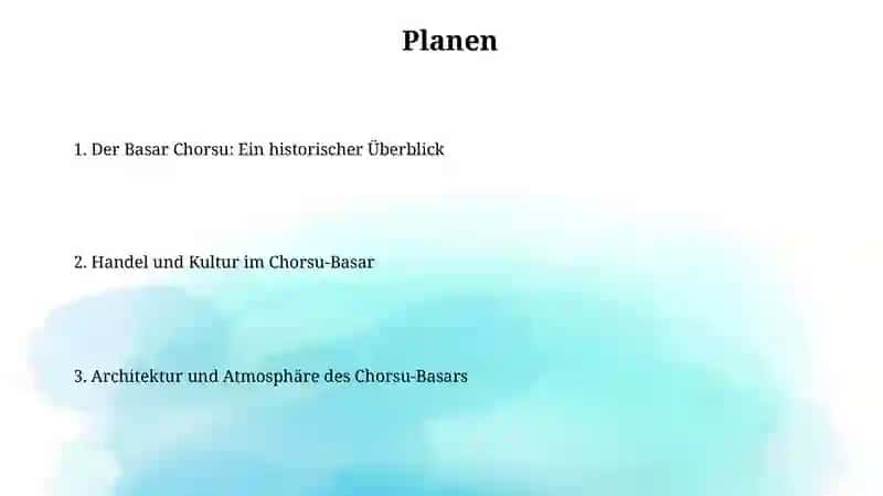 Der Basar Chorsu: Ein historischer Überblick 2