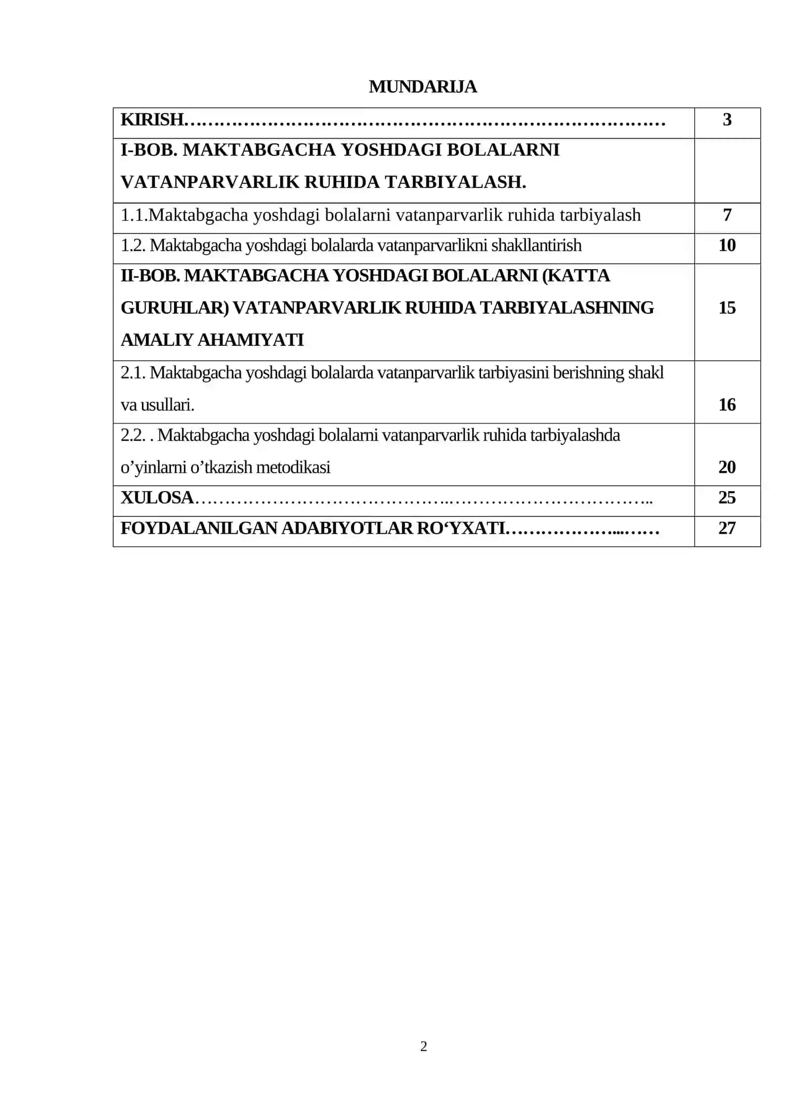 BOLALAR PEDAGOGIKASI 2