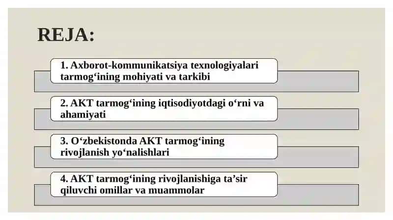 Axborot-kommunikatsiyatexnologiyalari tarmog‘i 2