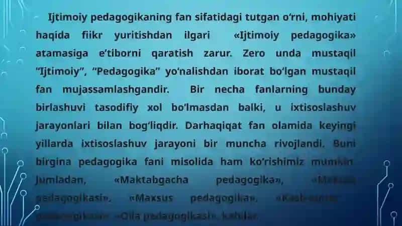 Ijtimoiy pedagogikada ishontirish metodi 2