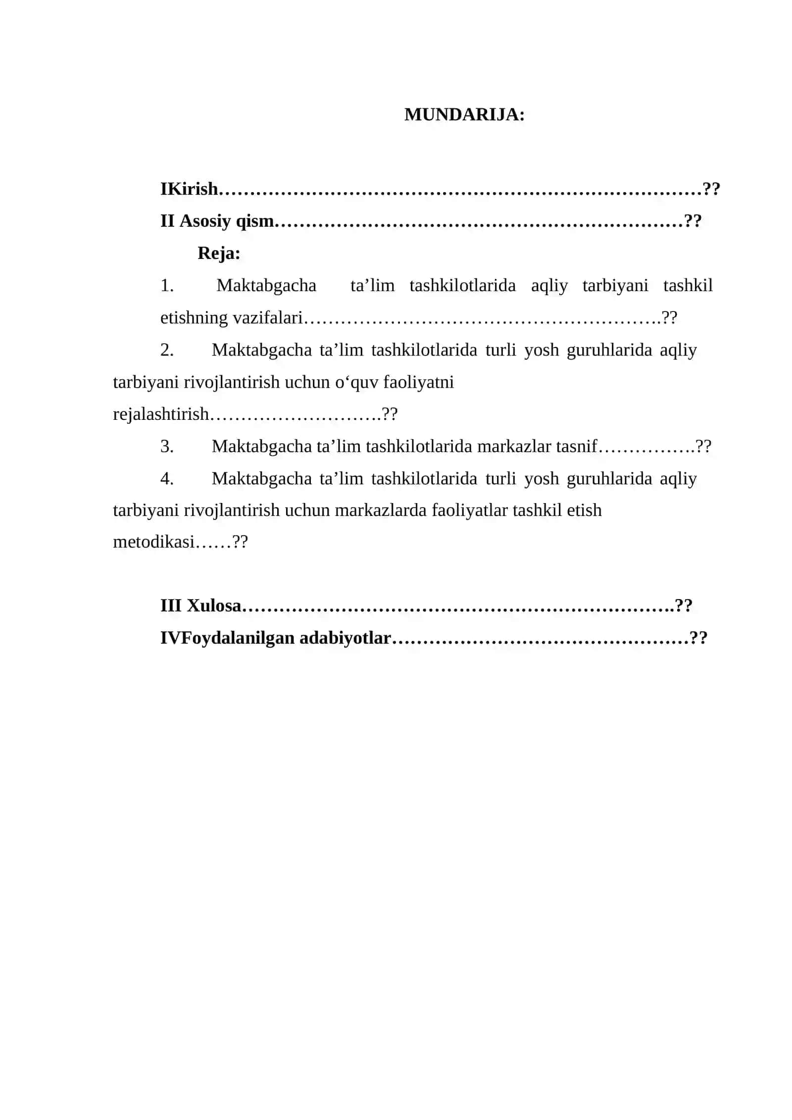 MAKTABGACHA TA’LIM TASHKILOTLARIDA AQLIY TARBIYANI TASHKIL ETISH 2