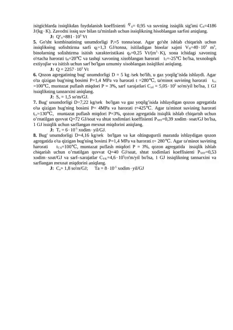 KORXONALARNING ISSIQLIK TA’MINOTI 2