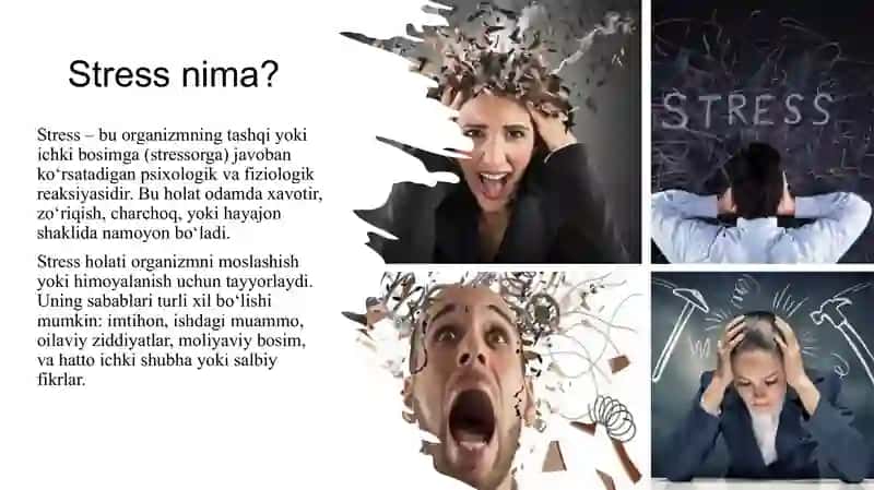 Stress va ularni bartaraf etish usullari, shaxsdagi nevrotik buzilishlar 2