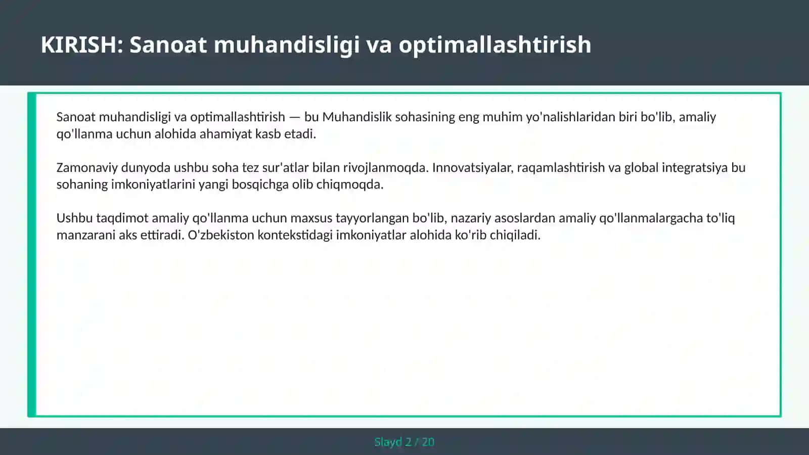 Lean, Six Sigma va unumdorlik — amaliy qo'llanma 2