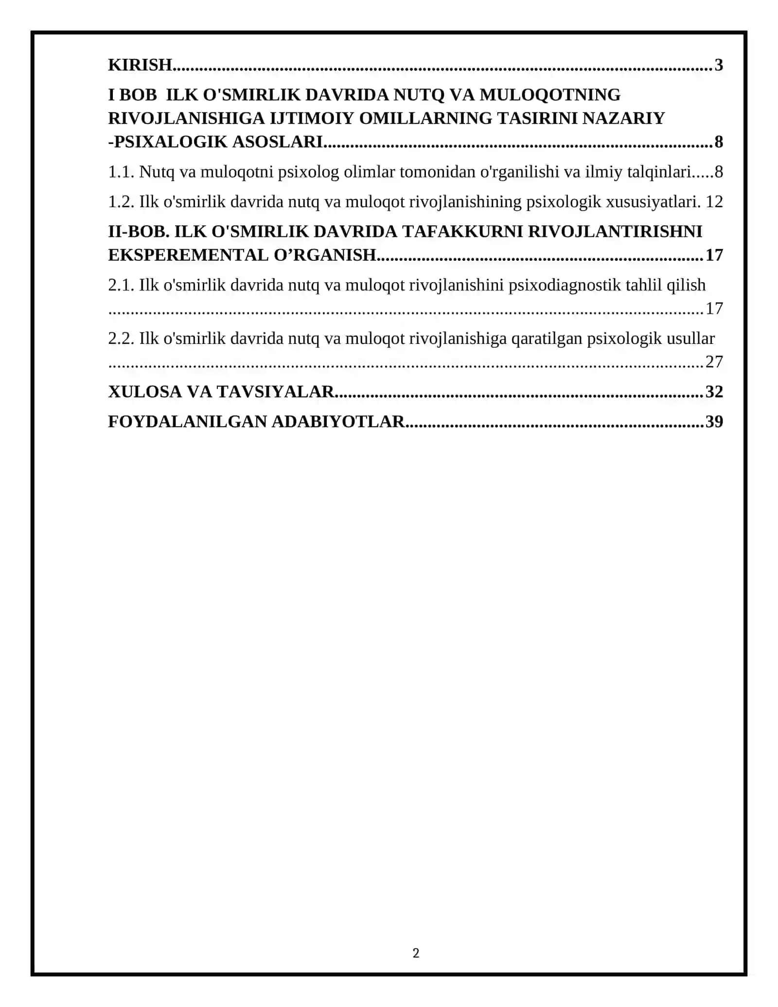 Ilk o’smirlik davrida nutq va muloqotning rivojlanishiga ijtimoiy omillarning ta’siri 2