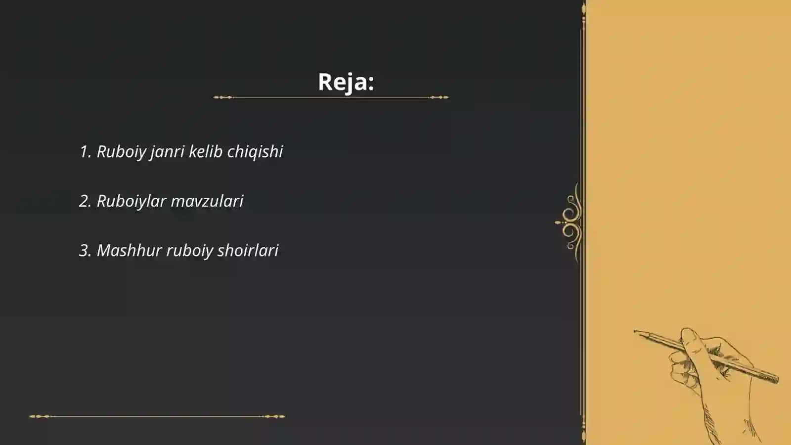 Ruboiy janri kelib chiqishi 2