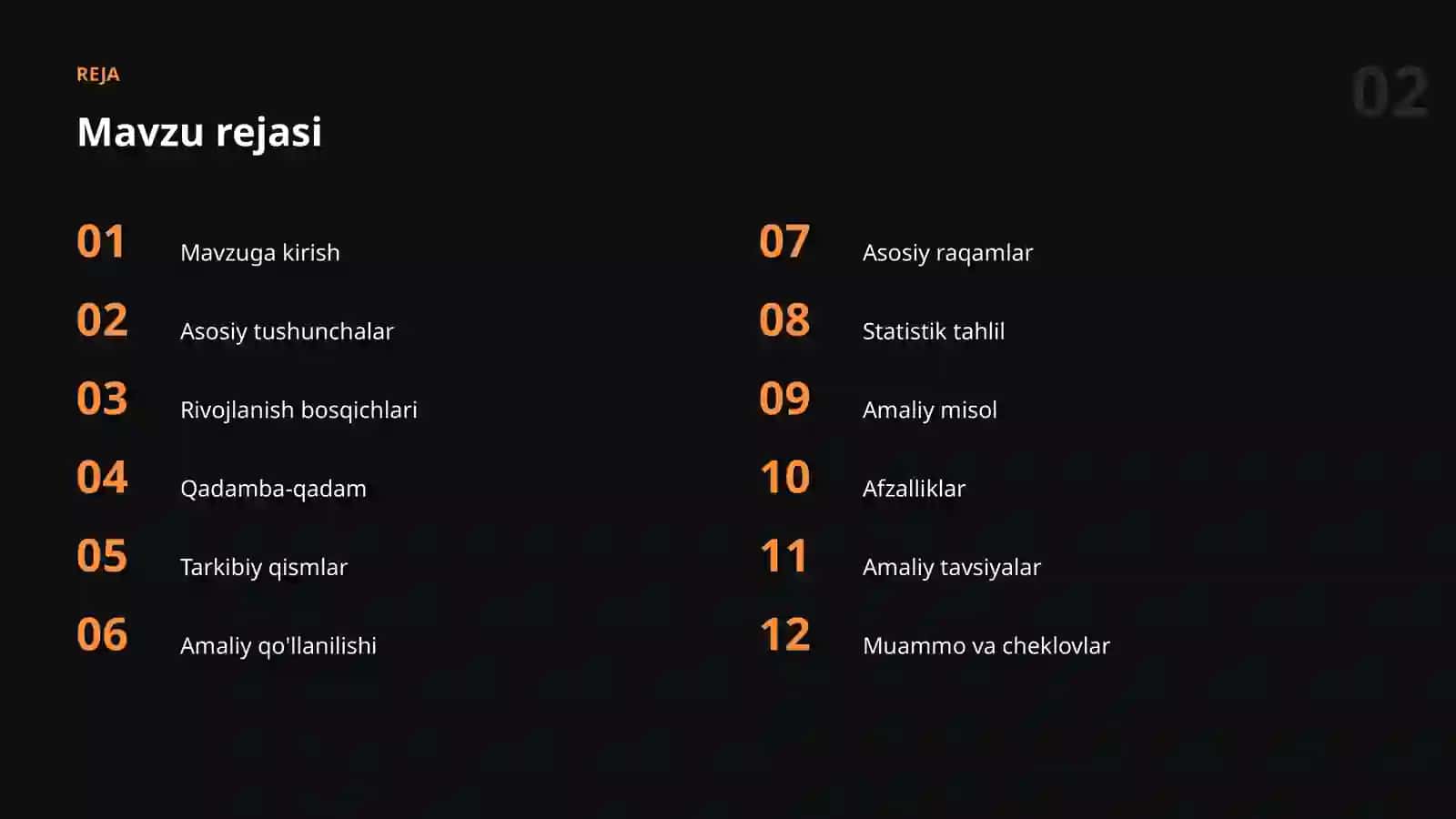 Baholash usullari: amaliy qo'llanma 2