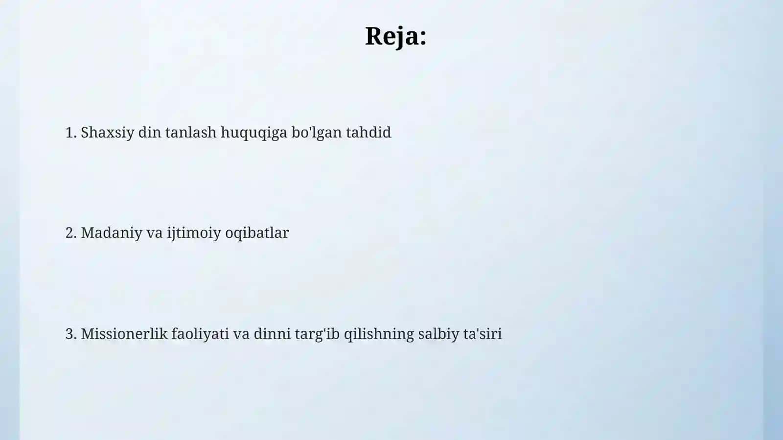 Missionerlik va prozelitzmning diniy etiqotni tanlashga salbiy tasiri 2