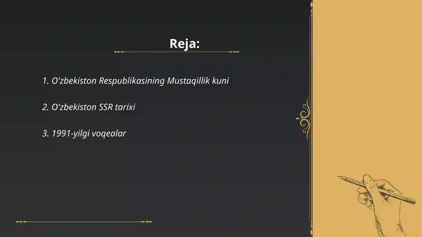 O'zbekiston Respublikasining Mustaqillik kuni 2
