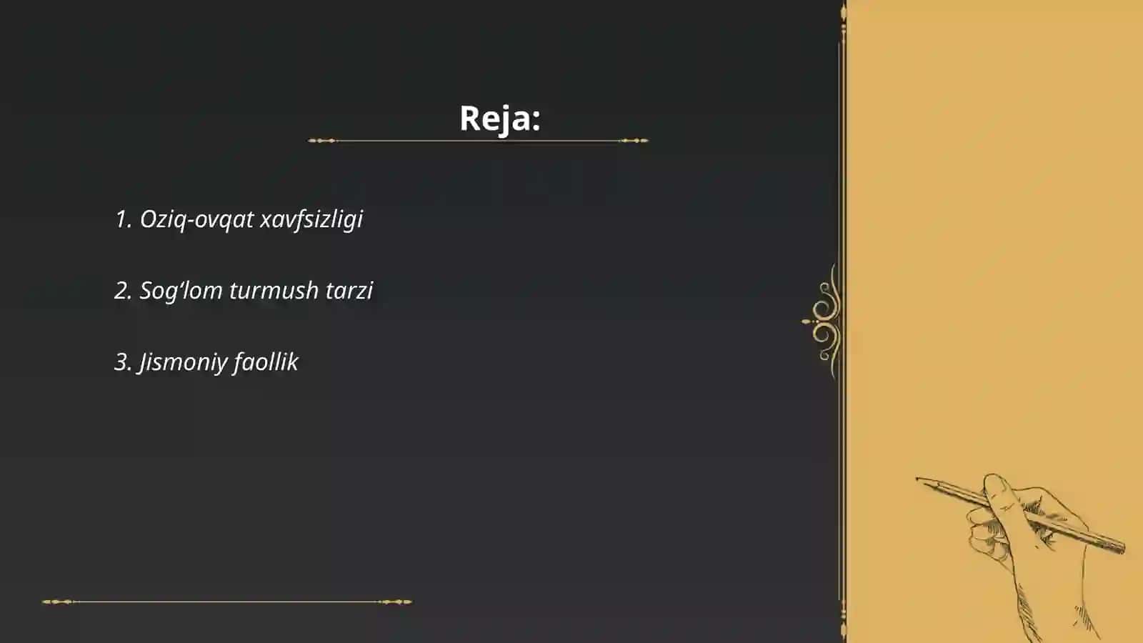 Salomatlikga taʼsir etuvchi omillar 2