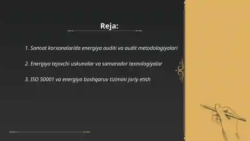 Sanoat korxonalarida energiya menejmenti 2