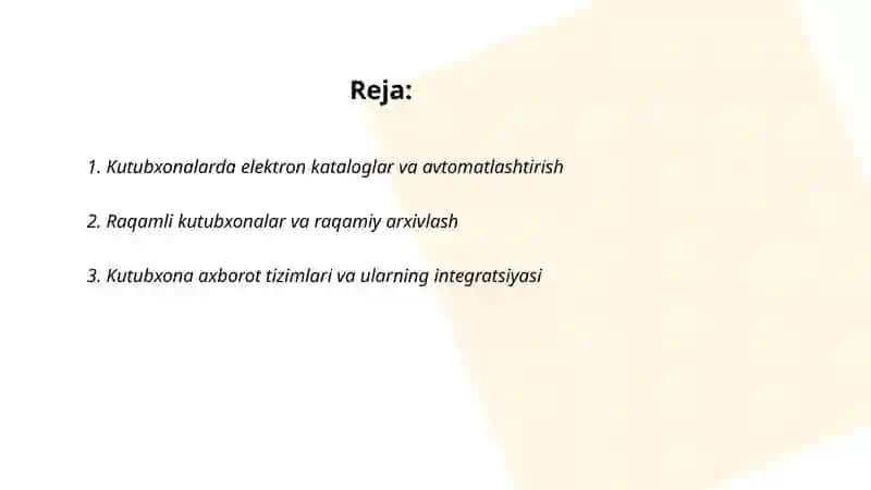Kutubxonalarda axborot texnalogiyalarning ro‘li 2