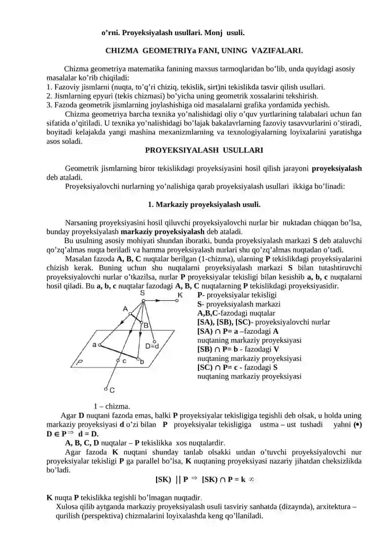 Chizma geometriya 2