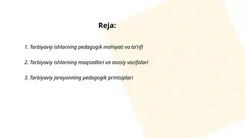 Tarbiyaviy ishlarning pedagogik mohiyati va asosiy vazifasi 2
