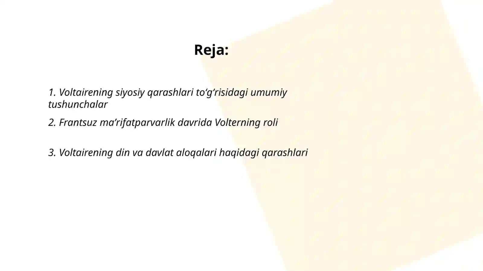 Volterning siyosiy qarashlari 2