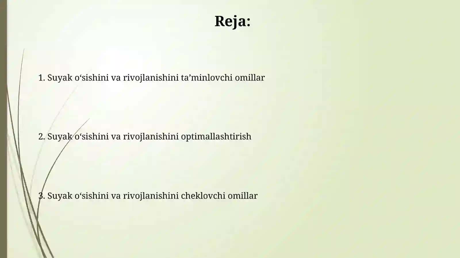 Suyaklarning ôsish va rivojlanishiga tasir etuvchi omillar 2