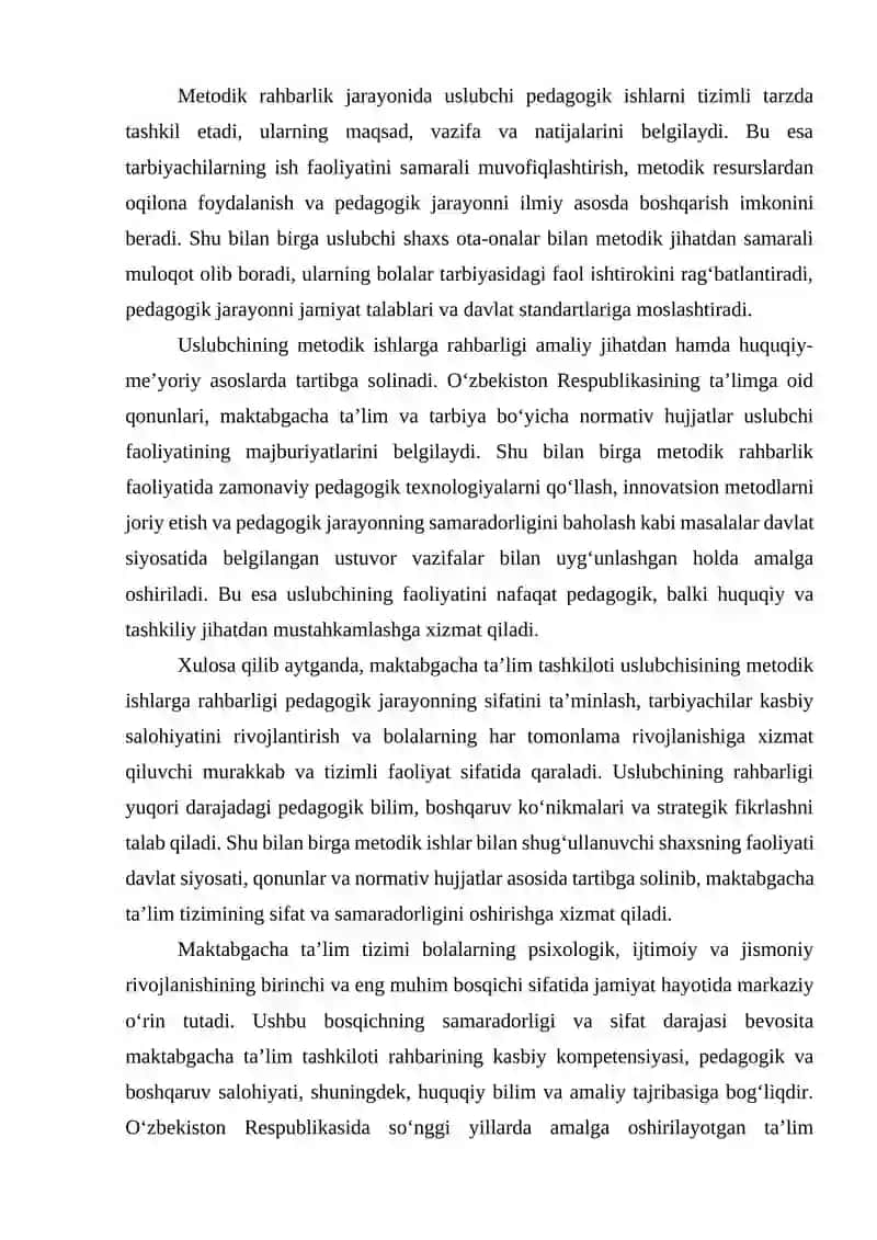 Uslubchi metodik ishlar 2