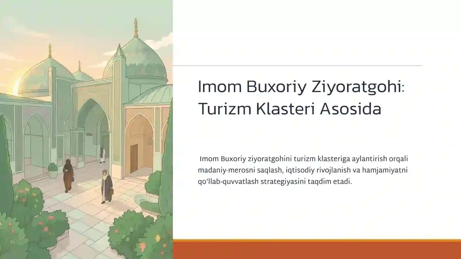 Imom-Buxoriy-Ziyoratgohi-Turizm-Klasteri-Asosida-Yoruglik 2
