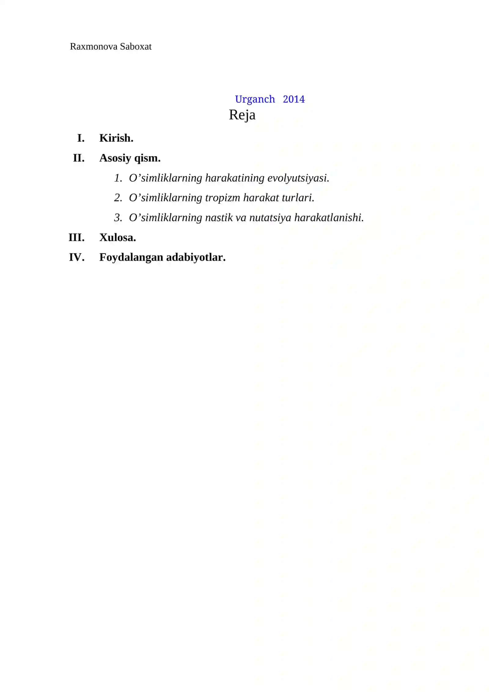 Raxmonova Saboxat 2