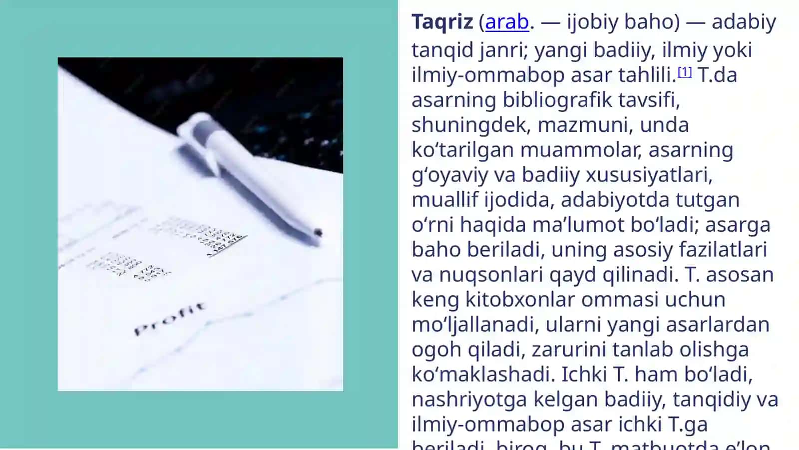 TAQRIZ YOSISH  QOIDALARI 2