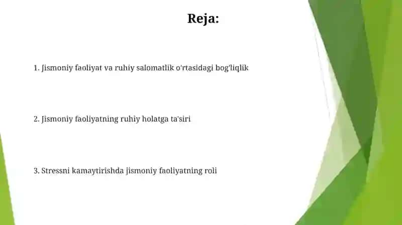 Jismoniy faoliyatning ruhiy holatga ta'siri va stressni kamaytirishdagi roli 2