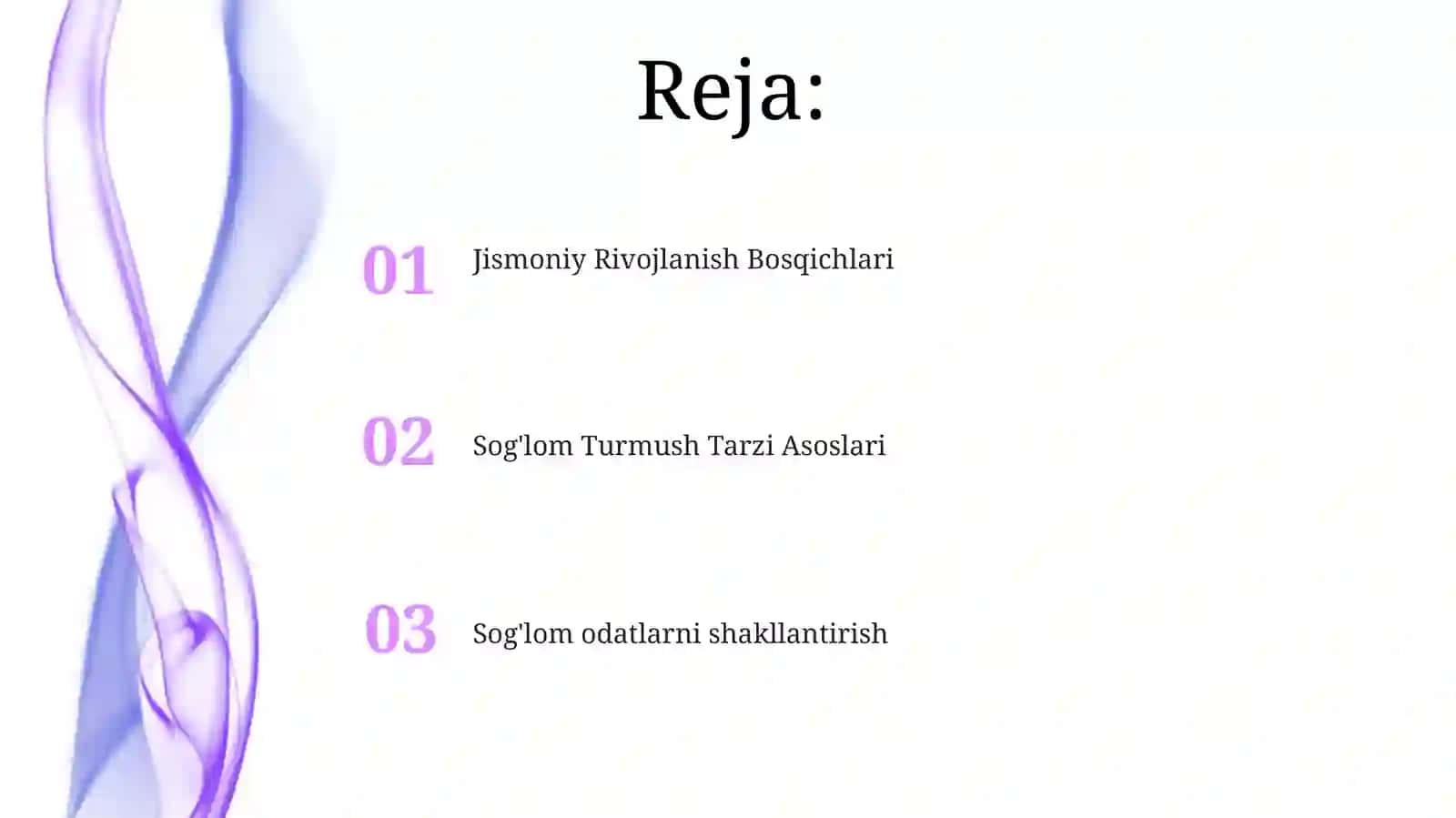 Jismoniy rivojlanish va sog'lom turmush tarzini shakllantirish 2