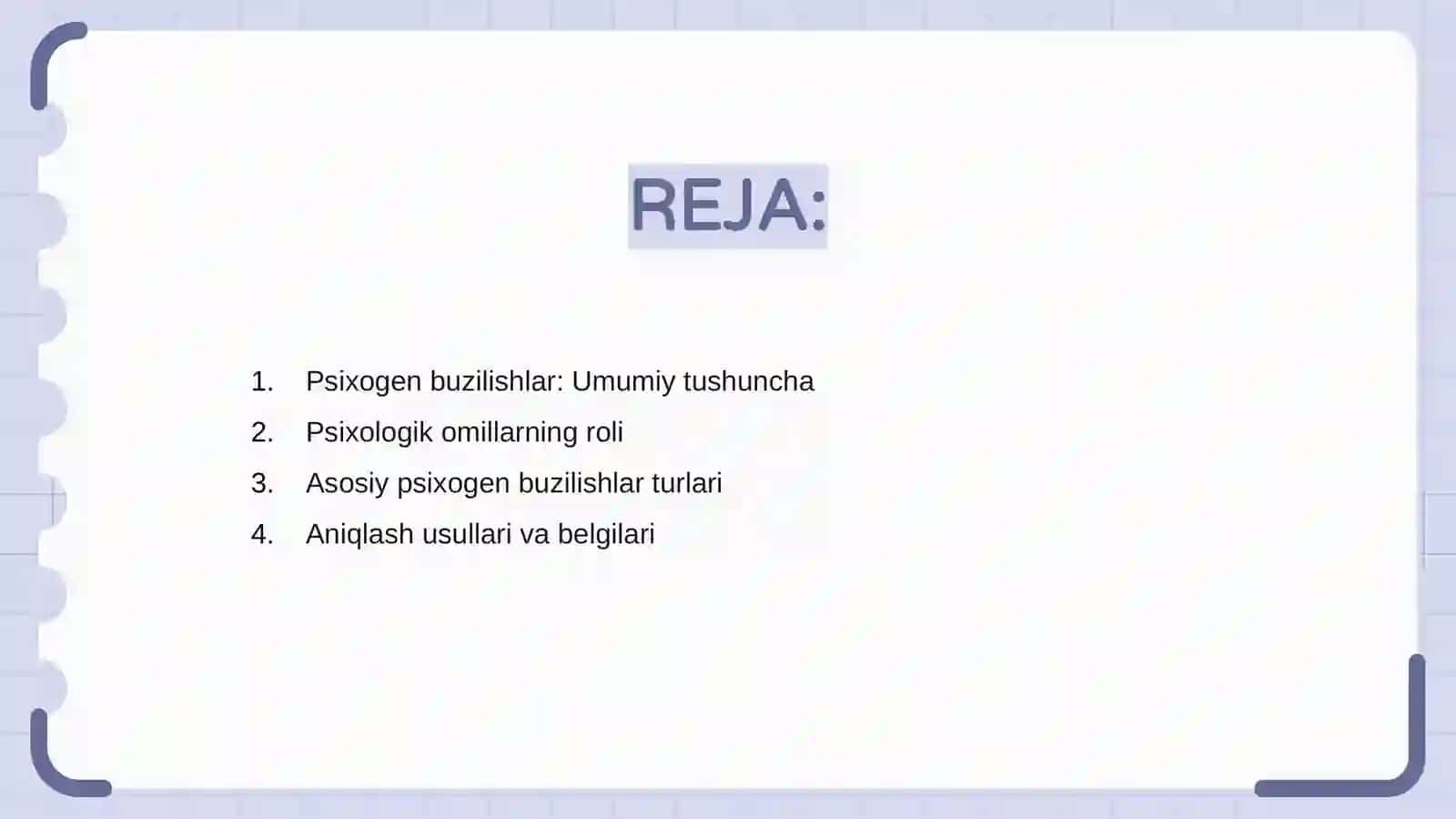 Psixogen buzilishlar va ularni davolashda psixologik yordamning o'rni 2