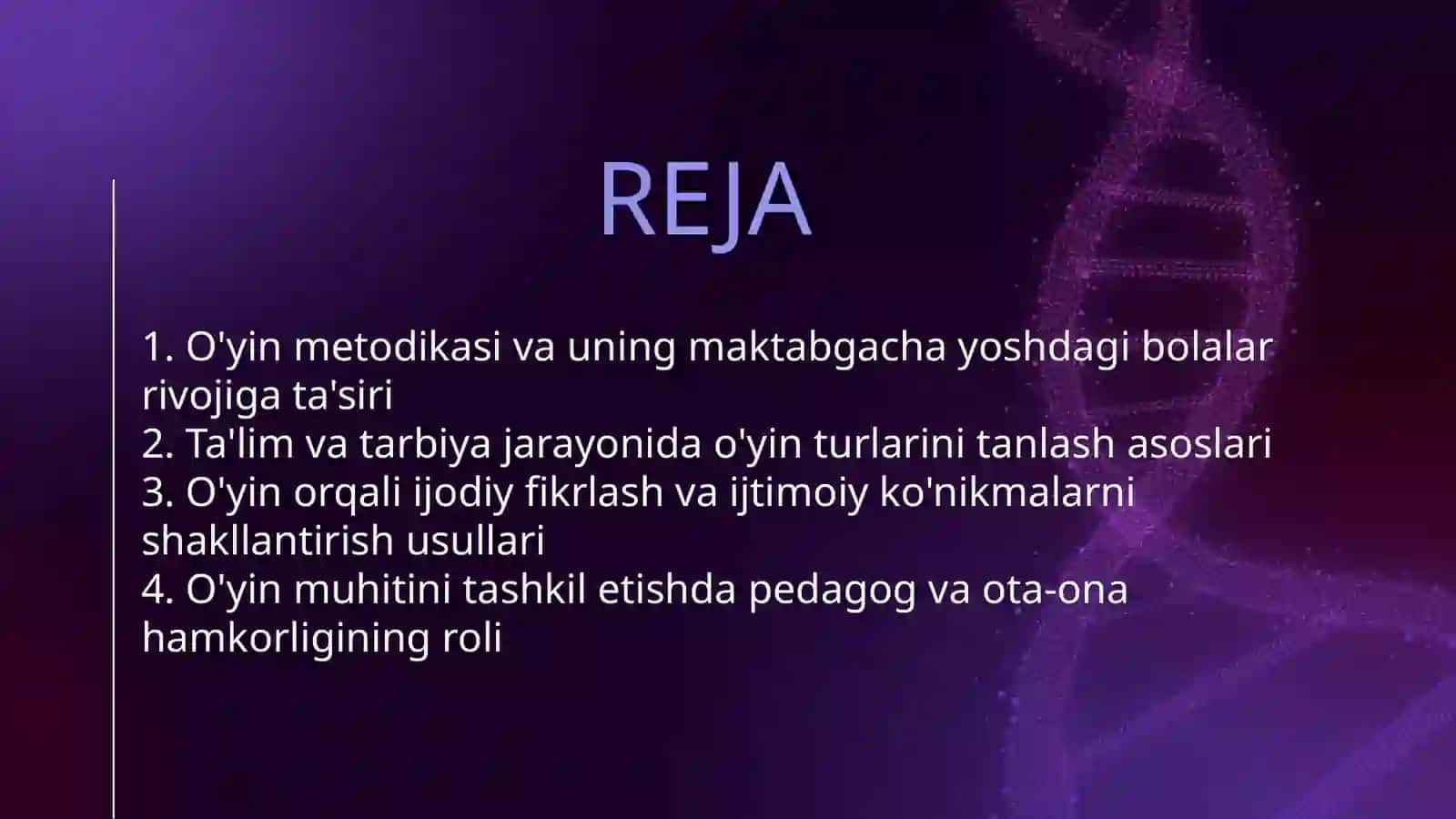 MAKTABGACHA YOSHDAGI BOLALAR UCHUN TA'LIM TARBIYA JARAYONINI O'YIN ORQALI TASHKIL ETISH 2
