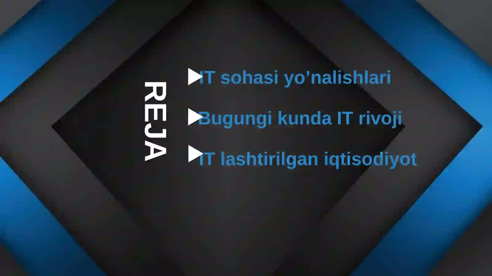 Iqtisodiyotda IT sohasining o’rni yoki Raqamli Iqtisodiyot 2