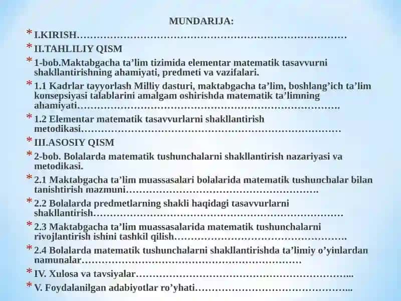 Bolalarda matematik tushunchalarni shakllantirishda ta’limiy o’yinlardan foydalanish. 2