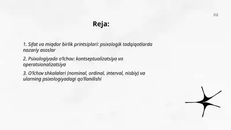 Psixologik tadqiqotlarda sifat va miqdor birligi 2