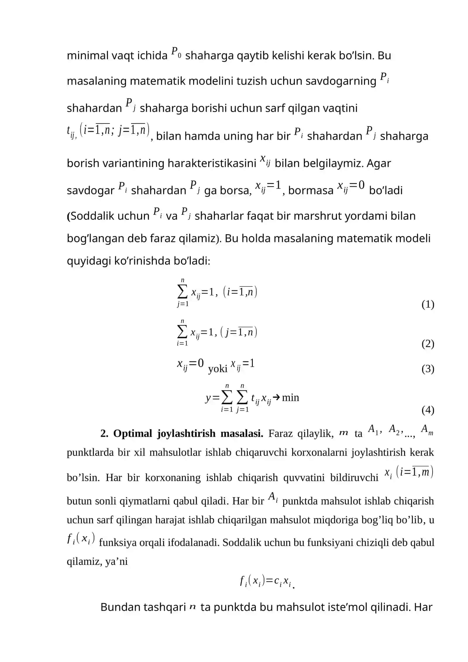 Butun sonli chiziqli dasturlash 2