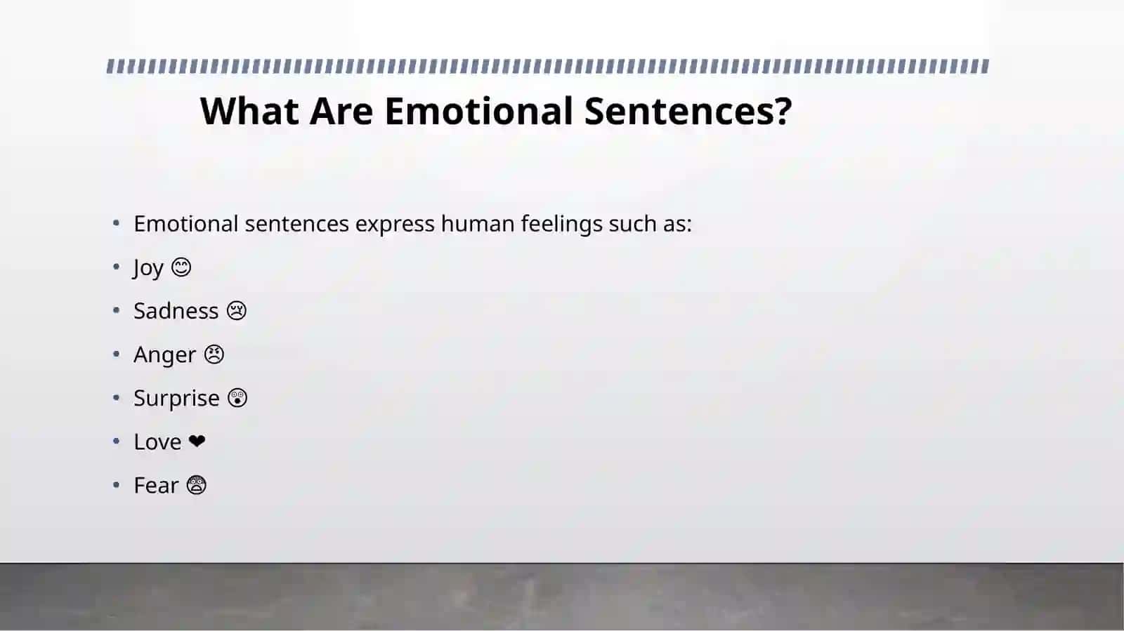 Translation of Emotional Sentences 2