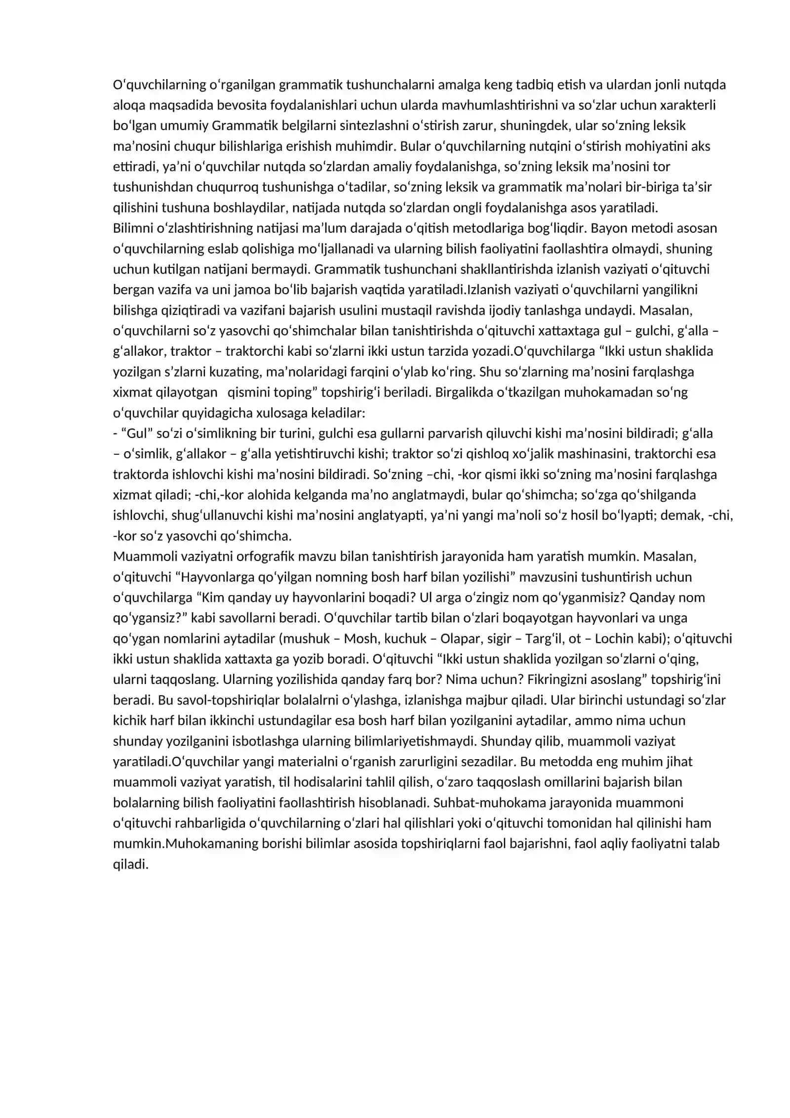 Boshlang`ich sinflarda so`z yasalishini o`rgatish metodikasi 2