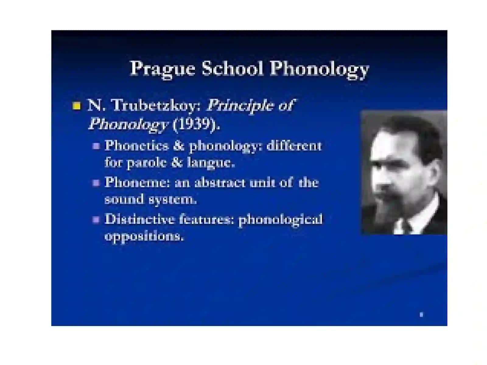 The Prague and London Phonological schools. Phonological trends in the USA and other countries 2