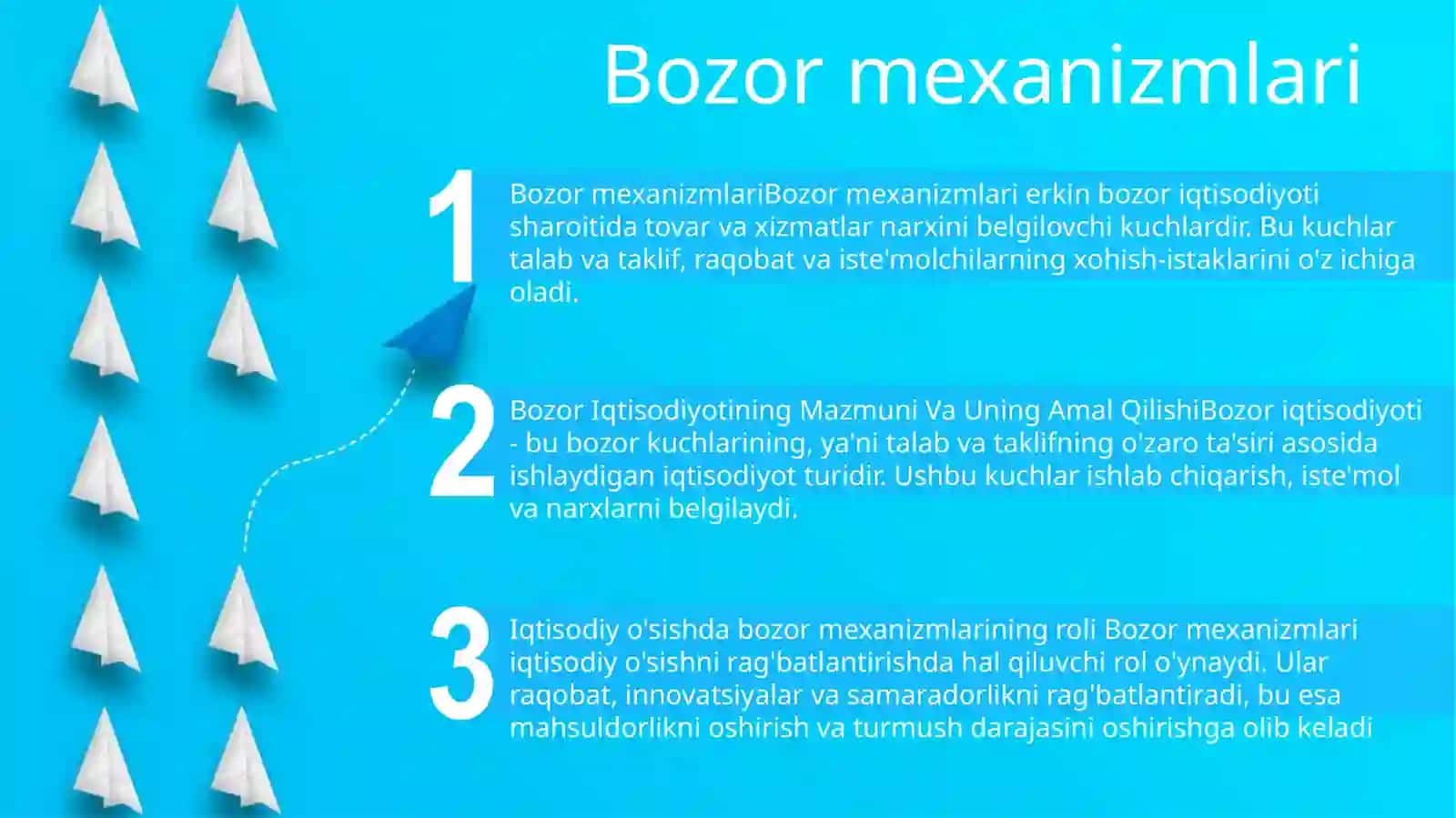 Bozor Iqtisodiyotining Mazmuni Va Uning Amal Qilishi 2