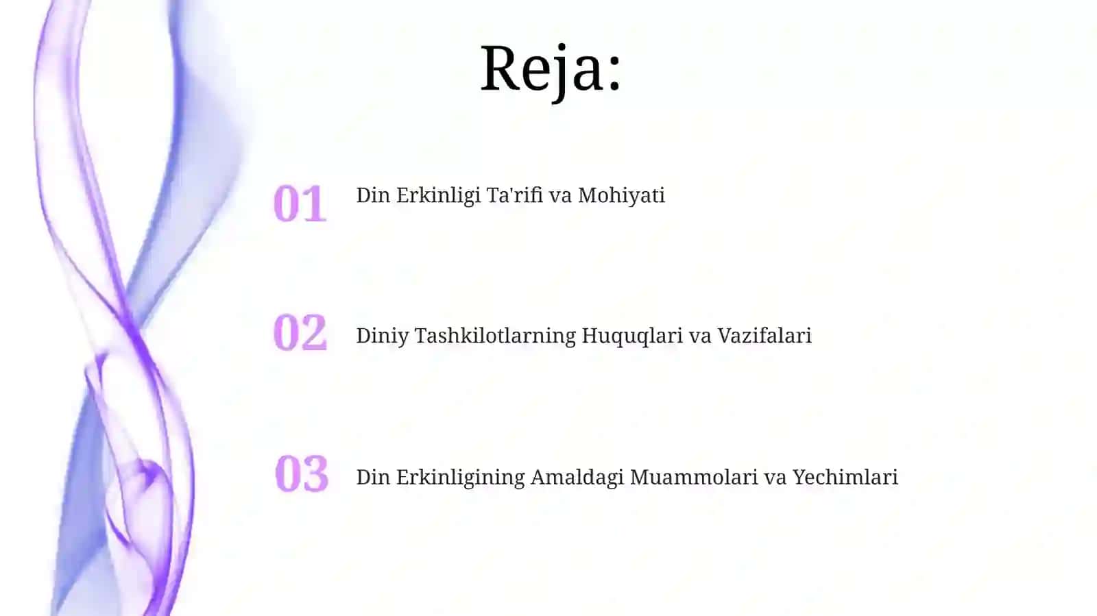 Vijdon erkinligi va diniy tashkilotlar toʻgʻrisida 2