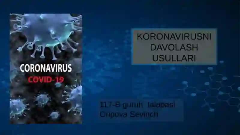 Koronavirusni Davolash Usullari 2