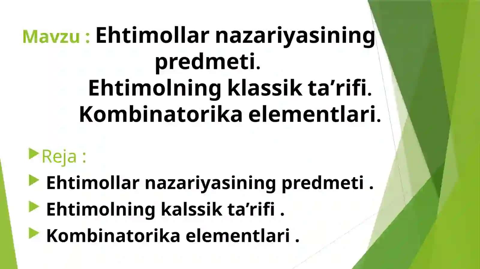 Taqdimot loyihasi 2