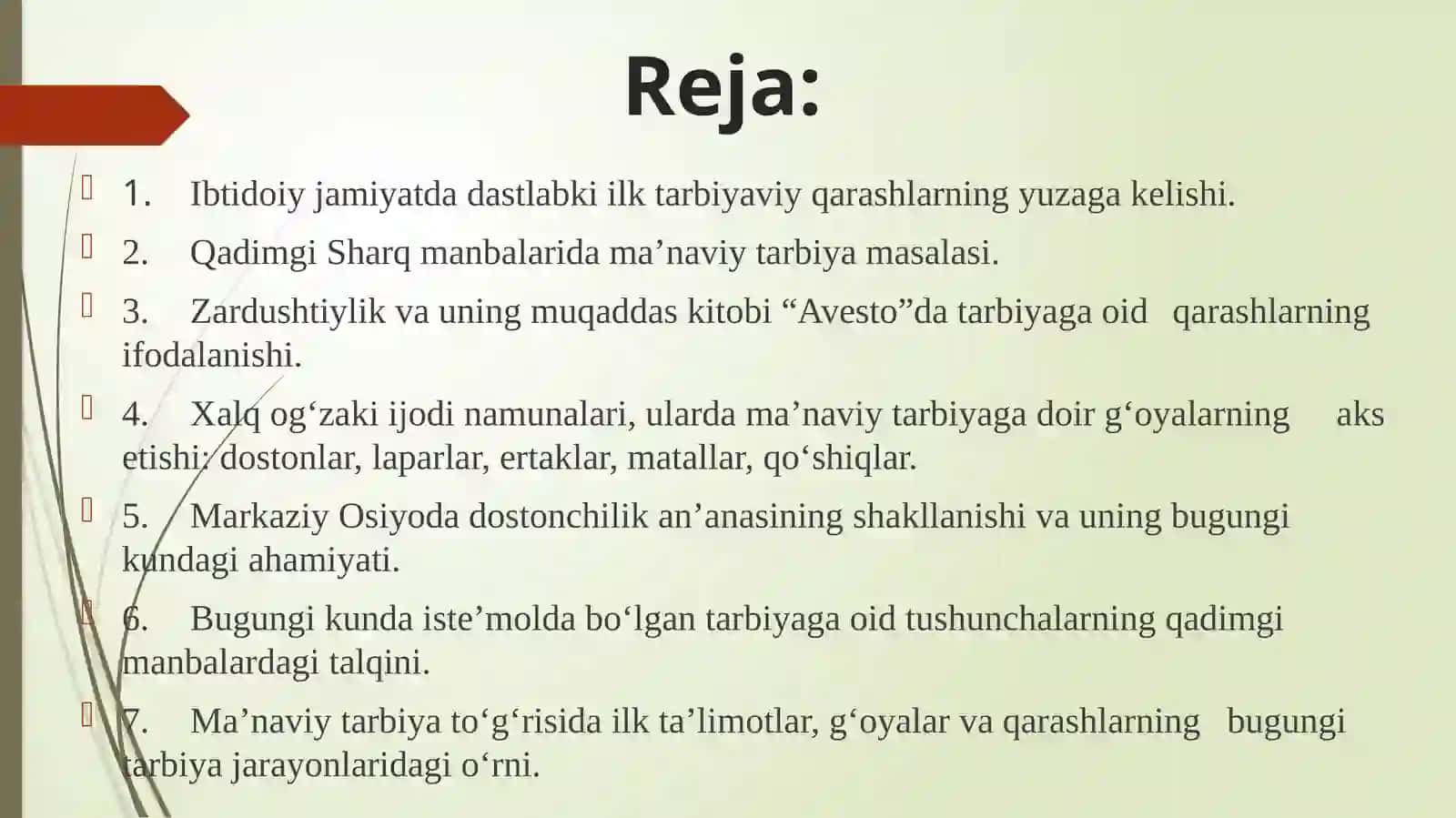 TARBIYAVIY JARAYONLAR TO‘G‘RISIDAGI TA’LIMOTLAR, G‘OYALAR VA QARASHLAR 2